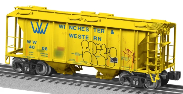 Lionel 2426671 - PS-2 Covered Hopper Car "Winchester & Western" #4013 (Rusty but Trusty)