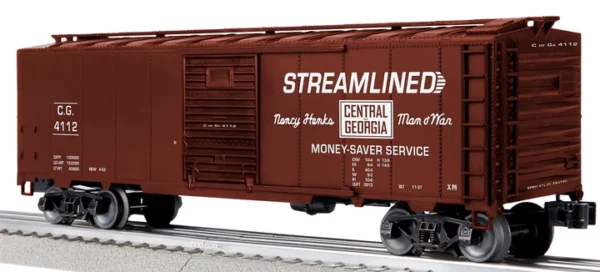 Lionel 2442272 - Steel Side Box Car "Central of Georgia" #4112