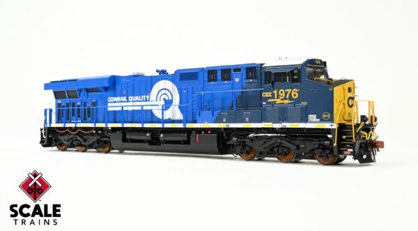 Rivet Counter HO Scale GE ES44AH. CSX/Heritage/Conrail/Quality #1976 / 1976 / DCC & Sound Equipped