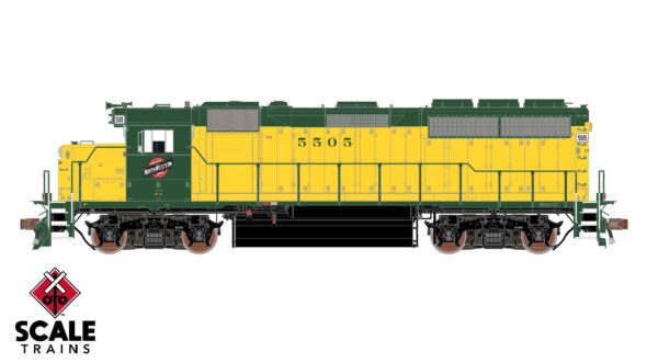 Rivet Counter HO Scale EMD GP40 Phase Ia, Chicago & NorthWestern/OY Scheme/Employee Owned / 5505 / DCC & Sound Equipped