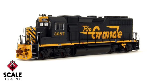 Rivet Counter HO Scale EMD GP40 Phase IIc, Rio Grande/Large Billboard Lettering / 3088 / DCC & Sound Equipped