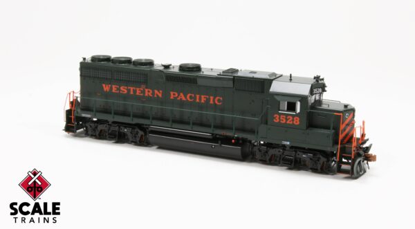 Rivet Counter HO Scale EMD GP40 Phase IIc, Western Pacific/Perlman Green / 3537 / DC/DCC Ready