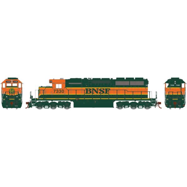 Athearn HO SD40-2, BNSF/Rebuilt #7330